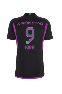 Bayern Munich Harry Kane #9 Fotballdrakt Borte Klær 2023-24 Korte ermer